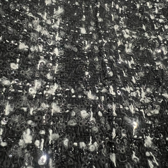 Michael Kors Metallic Tweed and Faux Leather Jacket/Coat - Picture 4 of 9